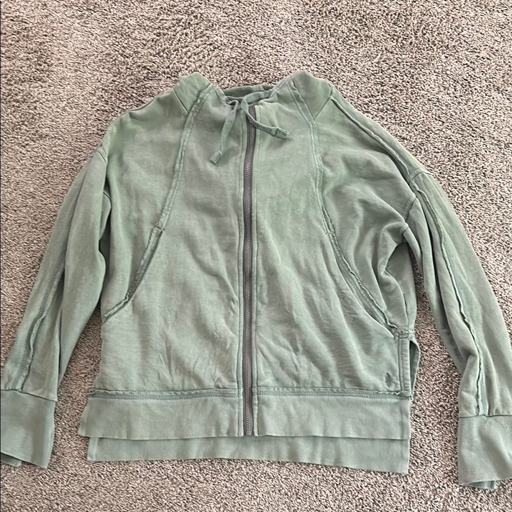 Free People Zip Up Hoodie